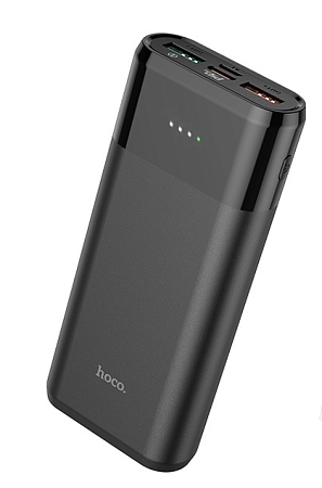 Универсальный Доп. Аккумулятор 10000mAh, J61, PD 18W+QC3.0, Hoco, черный