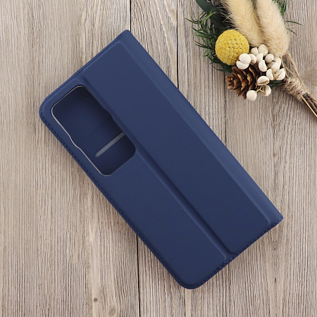Чехол-книжка для Huawei P60/P60 PRO, X-CASE, боковой, синий