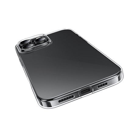Чехол силиконовый для iPhone 16 Pro, Light series TPU, HOCO, черный