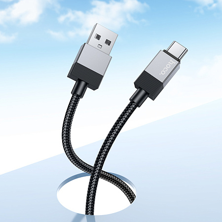 USB Кабель Type-C, HOCO, X110, 1м, черный