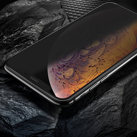 Защитное стекло на iPhone XS Max/11 Pro Max (G11), HOCO, Full screen HD privacy protection tempered glass, черное