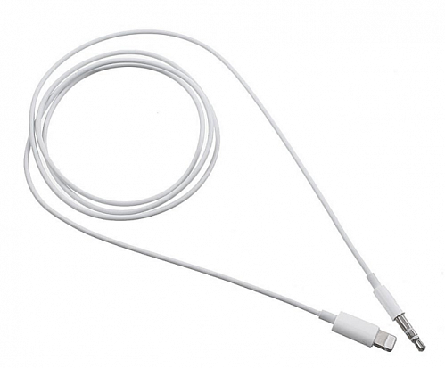 AUX Audio кабель 3,5 мм на Lightning, музыка, высокое качество, белый