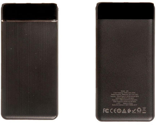 Универсальный Доп. Аккумулятор 10000mAh, J59, HOCO, черный