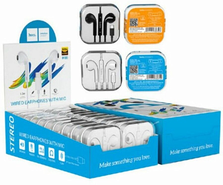 Проводные наушники M80 Type-C  Original series earphones, HOCO, белые