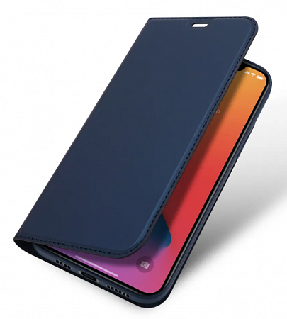 Чехол-книжка для iPhone 12 Pro Max (6.7), DU DU, боковой, синий