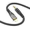 AUX Audio кабель 3,5 мм на Lightning, UPA25, HOCO, черный