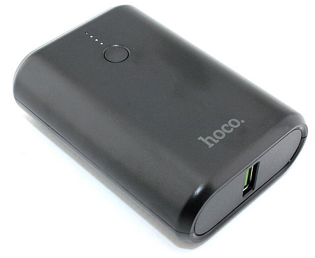 Универсальный Доп. Аккумулятор 10000mAh, Q3, HOCO, 1 PD 20W, черный