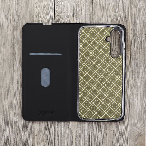Чехол-книжка для Samsung Galaxy S24 Plus, X-CASE, боковой, черный