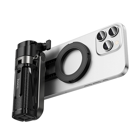 Селфи K27 Pro, HOCO, беспроводной трипод с пультом и магнитной фокусировкой, для телефонов 4.5-7.0 дюймов, черный