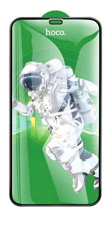 Защитное стекло на iPhone XR/11 (G16), HOCO, Guardian shield serie, черное