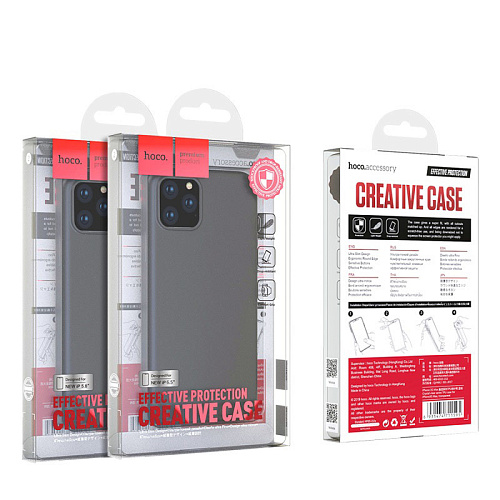 Чехол силиконовый для IPhone 11 Pro Max, Fascination series TPU, HOCO, черный