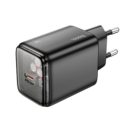 Сетевое зарядное устройство, 1 PD 45W (N54), HOCO, черный