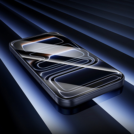 Защитное стекло для iPhone 17 Pro Max, G777, HOCO, anti-static, черное