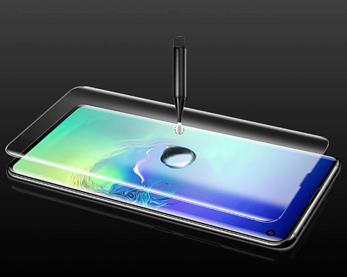 Защитное стекло на Samsung Galaxy Note 10 Pro/Note 10 Plus, ультрафиолет, прозрачное, X-CASE