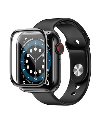 Защитная пленка на Apple Watch Series 4/5/6/SE, HOCO, A30, 44mm, черное