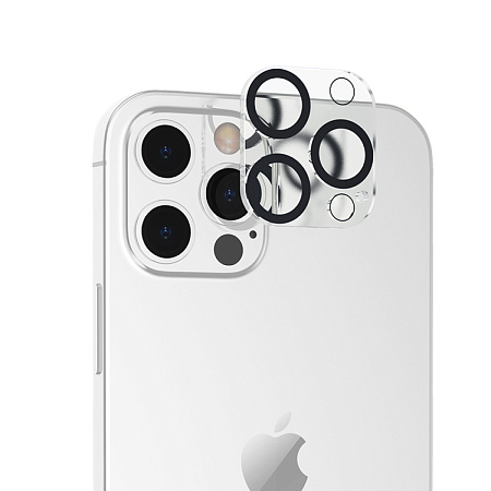 Защитное стекло на iPhone 12 Pro Max (6.7) G13, HOCO, на заднюю камеру, черное