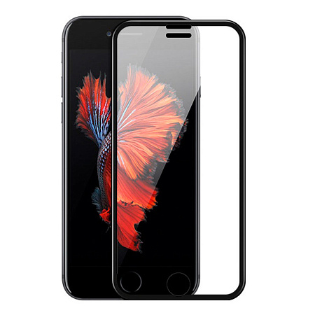 Защитное стекло для iPhone 6 Plus/6S Plus (A11), HOCO, Narrow Edges 3D, черное