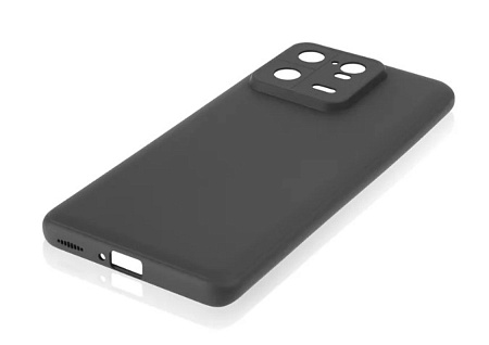 Чехол силиконовый для Xiaomi 13 Pro, с защитой камеры, X-CASE, черный