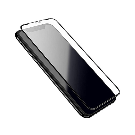 Защитное стекло на iPhone XS Max/11 Pro Max (A27), HOCO, Full-screen anti-static dust-free, черное