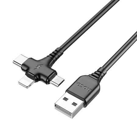 USB   Lightning+Micro+Type-C, X77, HOCO, 