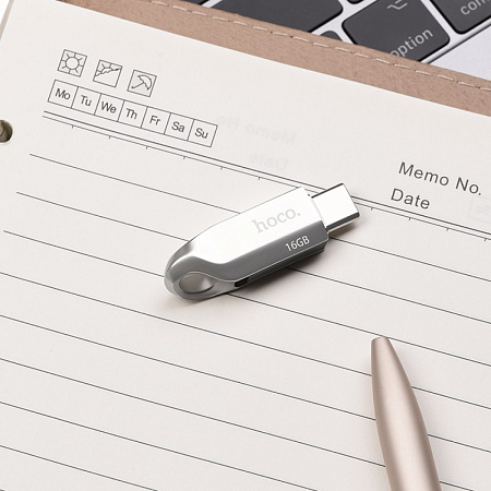 USB Flash Drive 16GB Smart Type-C (UD8)  Cкорость записи 30-40MB/S / Чтения 70-100MB/S