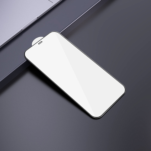 Защитное стекло на iPhone 12 Pro Max (6.7) G8, HOCO, 3D Full screen fine edge anti-fall tempered glass, черное