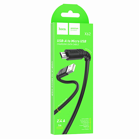 USB Кабель Micro, HOCO, X62, черный