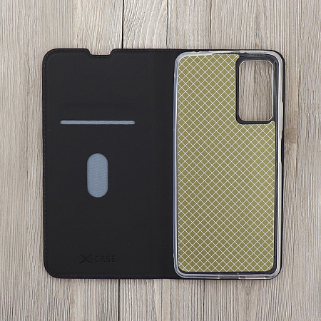 Чехол-книжка для Xiaomi Redmi Note 12S (4G), X-CASE, боковой, черный