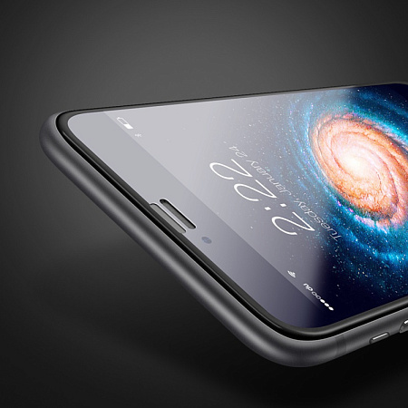 Защитное стекло для iPhone 6 Plus/6S Plus (A11), HOCO, Narrow Edges 3D, черное