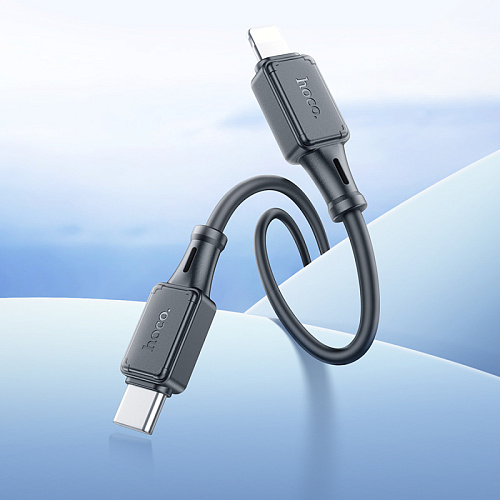 Кабель Lightning to Type-C (PD), HOCO, X101, 1м, черный