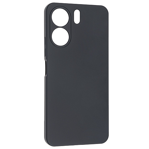 Чехол силиконовый для Xiaomi Redmi 13C (4G)/Redmi 13C (5G)/Poco C65, с микрофиброй вну, с защитой камеры, X-CASE, черный