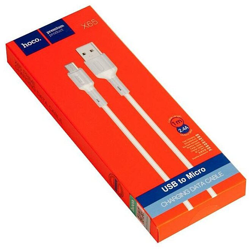 USB Кабель Micro, HOCO, X65, белый