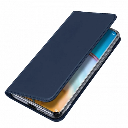 Чехол-книжка для Huawei P40 Pro/ P40 Pro+, DU DU, боковой, синий