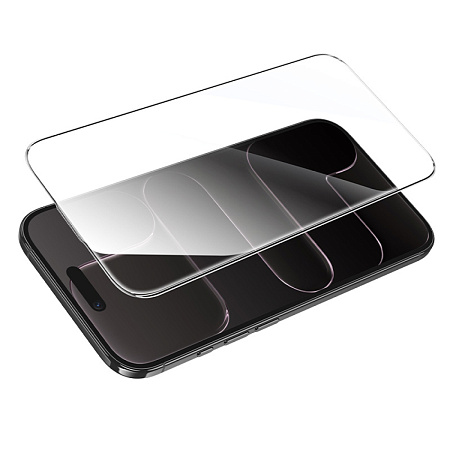 Защитное стекло для iPhone 17 Air, A777, HOCO, HD, рамка черная