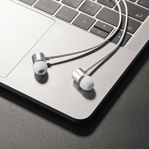 Проводные наушники M63 Ancient sound earphones with mic, HOCO, белые