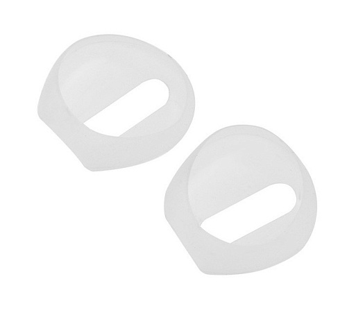 Накладки силиконовые, на наушники Airpods, Ultra slim, прозрачные