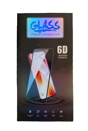 Защитное стекло на iPhone 13 Pro Max/14 Plus (6.7), с сеточкой для динамика, черное, X-CASE