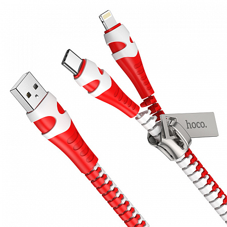 USB   Lightning+Type-C, U97, HOCO,  , -