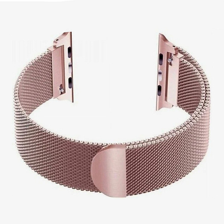 Ремешок на руку для Apple Watch 38/40/41/42 мм, HOCO, WA03, Milanese loop, розовое золото