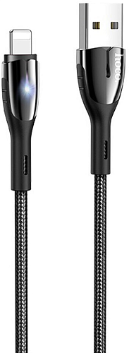 USB дата кабель Lightning, HOCO, U89, черный