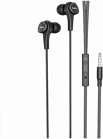 Проводные наушники M66 Passion in-line control eaphones, HOCO черные