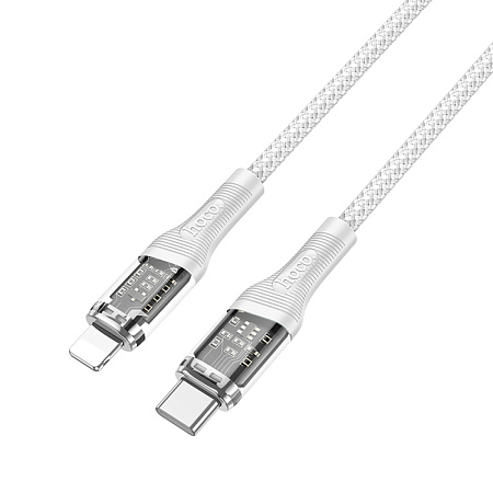 Кабель Lightning to Type-C (PD), HOCO, U111, 1.2м, серый
