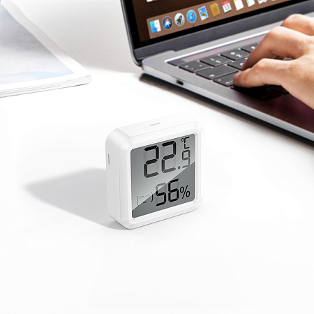 Комнатный гигрометр и термометр, HX40, HOCO, дисплей: LCD, белый