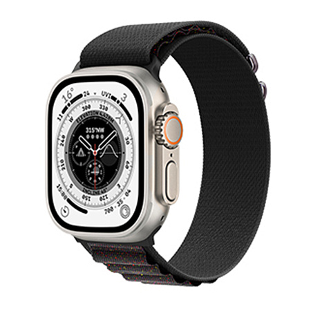 Ремешок на руку для Apple Watch 38/40/41/42 мм, HOCO, WA20, нейлоновый, звездный черный (starlight black dot)