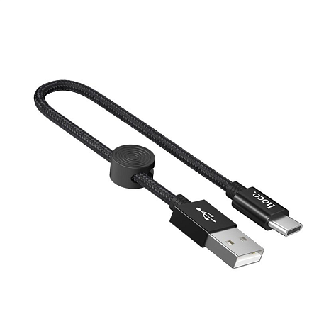 USB Кабель Type-C, HOCO, X35, 25см, черный