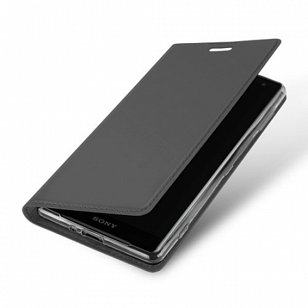 Чехол-книжка для Sony Xperia XZ4, DU DU, боковой, серый