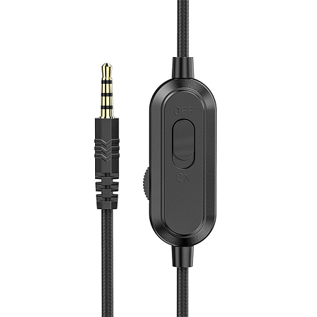 Проводные наушники W103, HOCO, игровые с микрофоном, черные