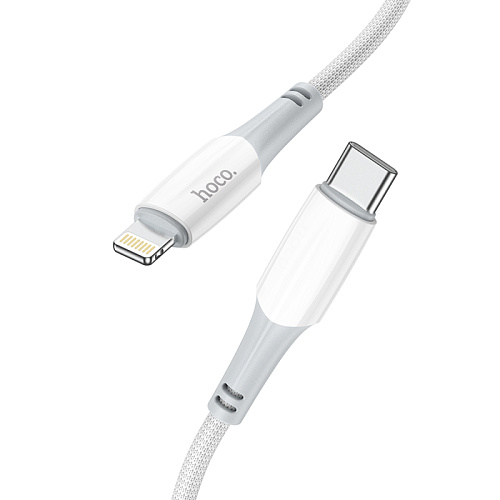 Кабель Lightning to Type-C (PD), HOCO, X70, 1м, 20W, белый