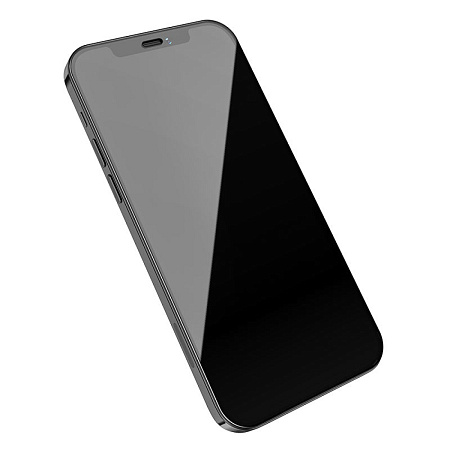 Защитное стекло на iPhone 12 mini (5.4) A19, HOCO, Shatterproof ultra-fine edge full screen HD tempered film, черное