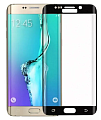 Защитное стекло на Samsung G928F, Galaxy S6 Edge Plus, с загибом, черное, X-CASE